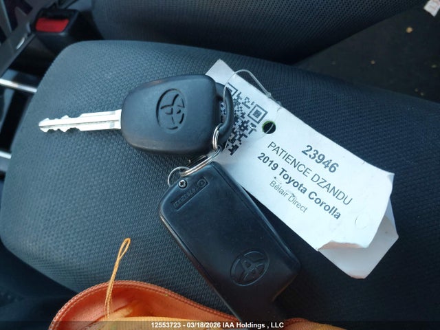 2019 Toyota Corolla მანქანა იყიდება აუქციონზე, vin: 2T1BURHE4KC244597, აუქციონის ნომერი: 12553723