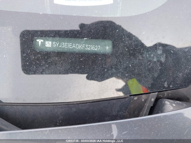 Aukcja sprzedaży 2019 Tesla Model 3 Long Range/mid Range/standard Range/standard Range Plus, vin: 5YJ3E1EA0KF321627, numer aukcji: 12553735