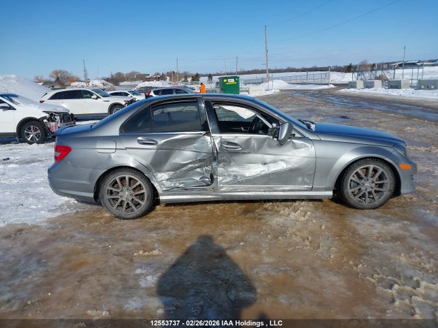 12553737 :رقم المزاد ، WDDGF8AB5EG220752 vin ، 2014 Mercedes-benz C 300 4matic مزاد بيع