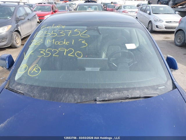 Aukcja sprzedaży 2022 Tesla Model 3 Rwd/standard Range, vin: 5YJ3E1EA4NF352920, numer aukcji: 12553756