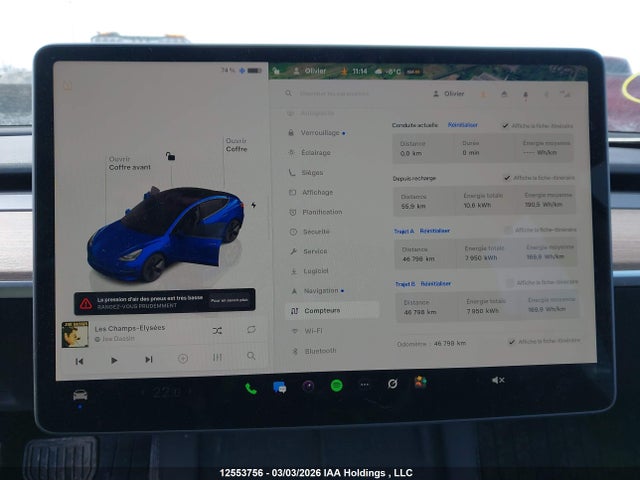Aukcja sprzedaży 2022 Tesla Model 3 Rwd/standard Range, vin: 5YJ3E1EA4NF352920, numer aukcji: 12553756