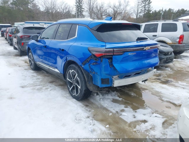 2024 Chevrolet Equinox Ev Lt მანქანა იყიდება აუქციონზე, vin: 3GN7DLRP6RS273705, აუქციონის ნომერი: 12553773