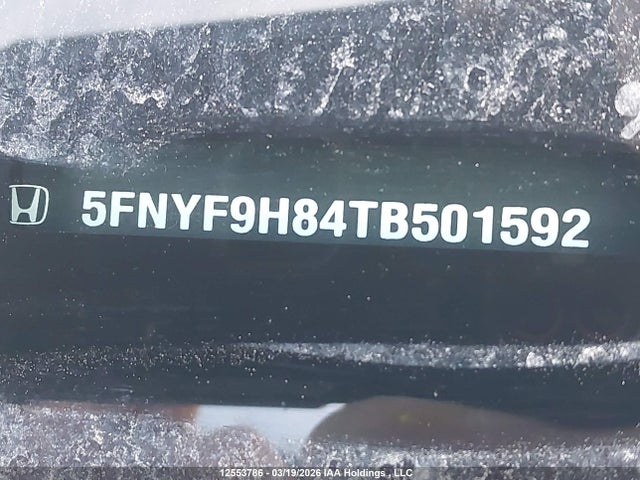 Aukcja sprzedaży 2026 Honda Passport Trailsport Touring/trailsport Touring Blackout, vin: 5FNYF9H84TB501592, numer aukcji: 12553786