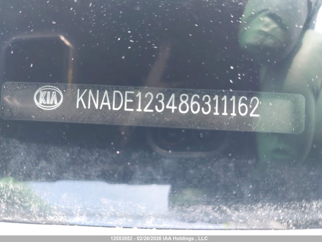 12553852 :رقم المزاد ، KNADE123486311162 vin ، 2008 Kia Rio Lx/sx مزاد بيع