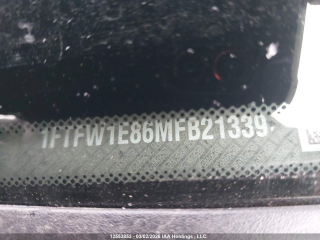 1FTFW1E86MFB21339 Ford F150 Supercrew