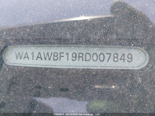 WA1AWBF19RD007849 Audi Sq8 4.0t