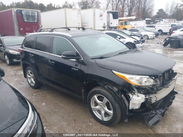 5TDJCRFH3GS015693 Toyota Highlander Hybrid Xle