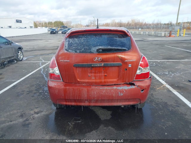 2009 Hyundai Accent Gl/gl Sport/l მანქანა იყიდება აუქციონზე, vin: KMHCN35CX9U107481, აუქციონის ნომერი: 12553890