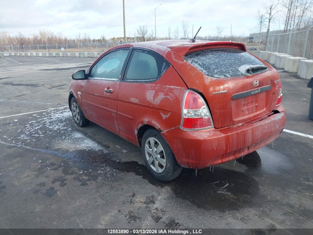 2009 Hyundai Accent Gl/gl Sport/l მანქანა იყიდება აუქციონზე, vin: KMHCN35CX9U107481, აუქციონის ნომერი: 12553890