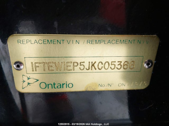 Ford F150 Supercrew 2018 1FTEW1EP5JKC05366 Image 18