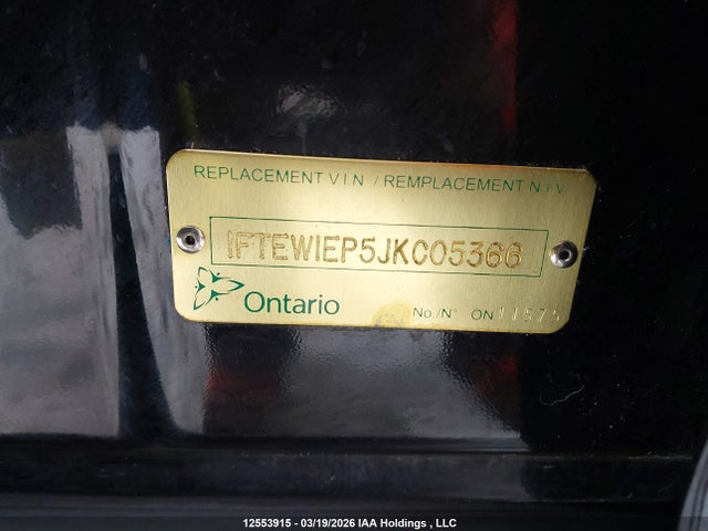Ford F150 Supercrew 2018 1FTEW1EP5JKC05366 Image 9