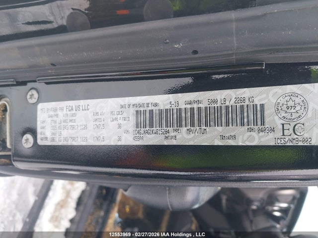 1C4GJXAG1KW615284 Jeep Wrangler Sport