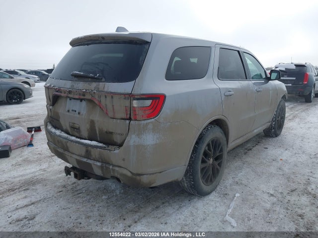 12554022 :رقم المزاد ، 1C4RDJDG0GC403185 vin ، 2016 Dodge Durango Limited مزاد بيع