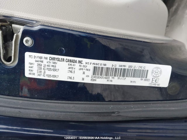 2C4RDGBG4ER146655 Dodge Grand Caravan