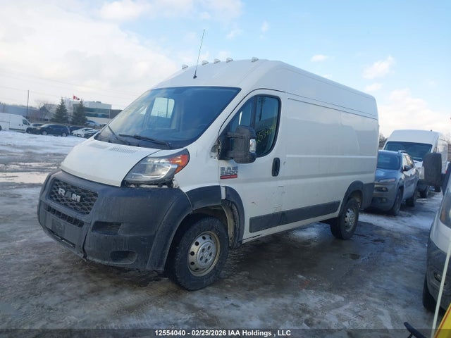 12554040 :رقم المزاد ، 3C6TRVCG8LE109897 vin ، 2020 Ram Promaster 2500 2500 High مزاد بيع