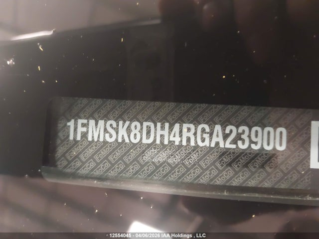 1FMSK8DH4RGA23900 Ford EXPLORER XLT