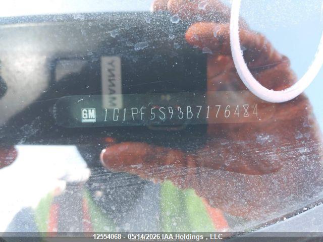 12554068 :رقم المزاد ، 1G1PF5S93B7176484 vin ، 2011 Chevrolet Cruze Lt مزاد بيع