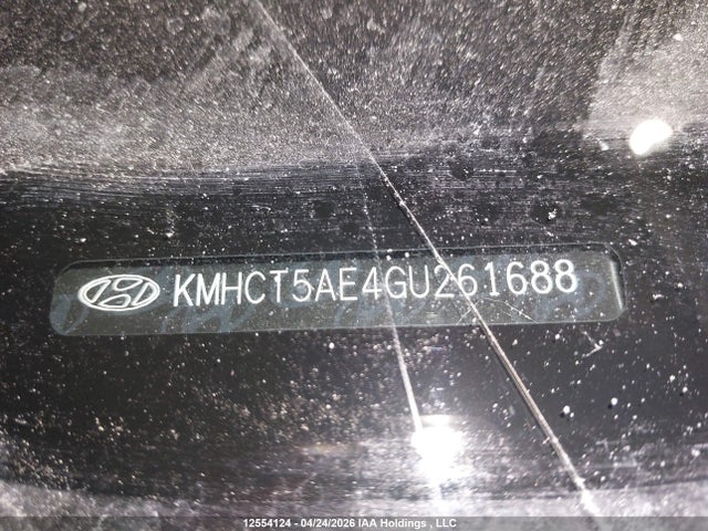 2016 Hyundai Accent Gl მანქანა იყიდება აუქციონზე, vin: KMHCT5AE4GU261688, აუქციონის ნომერი: 12554124
