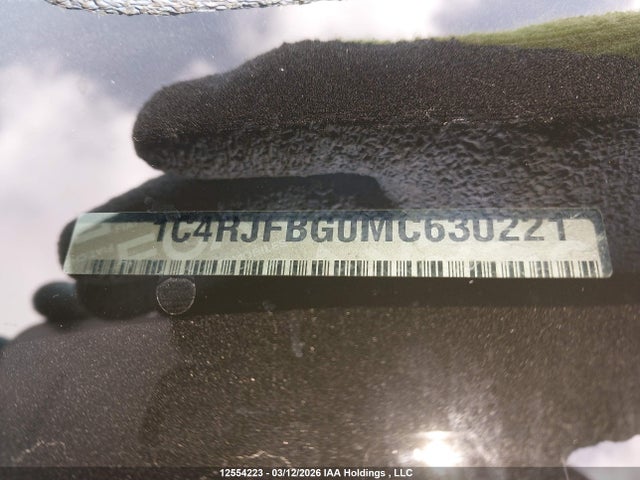 Продаж на аукціоні авто 2021 Jeep Grand Cherokee Limited, vin: 1C4RJFBG0MC630221, номер лоту: 12554223