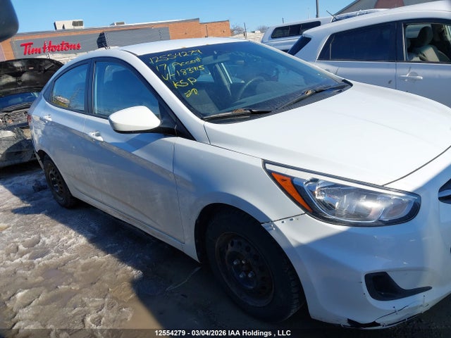 Продажа на аукционе авто 2017 Hyundai Accent Gl, vin: KMHCT4AEXHU183915, номер лота: 12554279