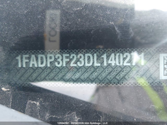 2013 Ford Focus Se მანქანა იყიდება აუქციონზე, vin: 1FADP3F23DL140271, აუქციონის ნომერი: 12554292