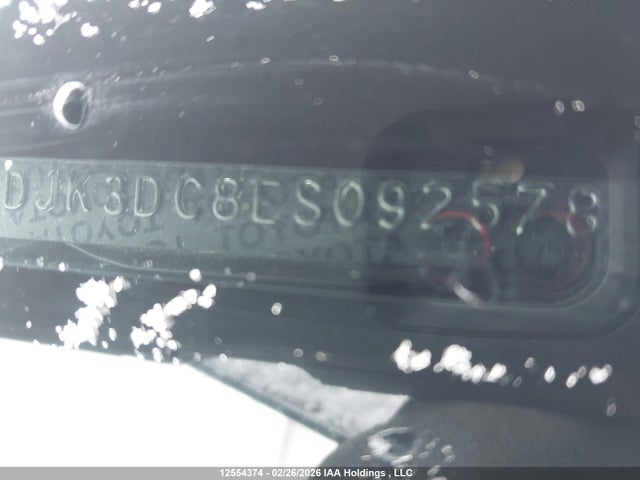 12554374 :رقم المزاد ، 5TDJK3DC8ES092578 vin ، 2014 Toyota Sienna Le مزاد بيع