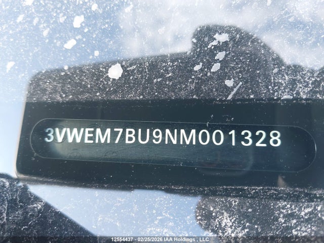 3VWEM7BU9NM001328 Volkswagen Jetta Comfortline