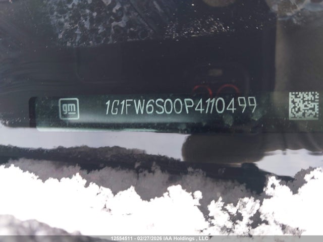 1G1FW6S00P4110499 Chevrolet Bolt Ev 1lt