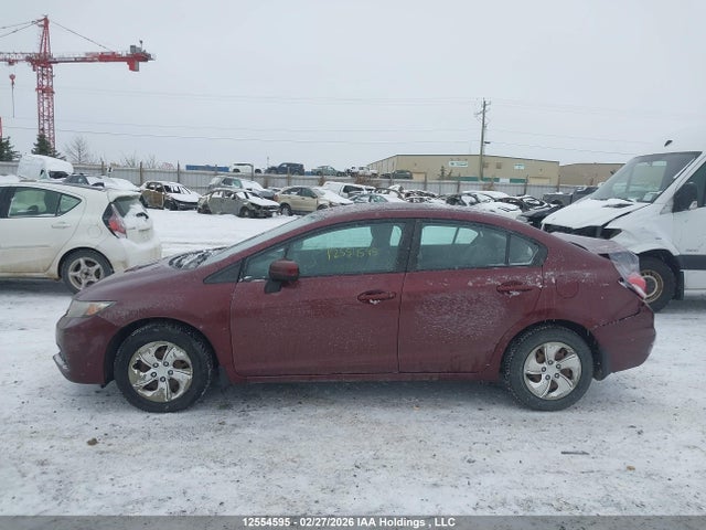 Aukcja sprzedaży 2014 Honda Civic Lx, vin: 2HGFB2F46EH020400, numer aukcji: 12554595