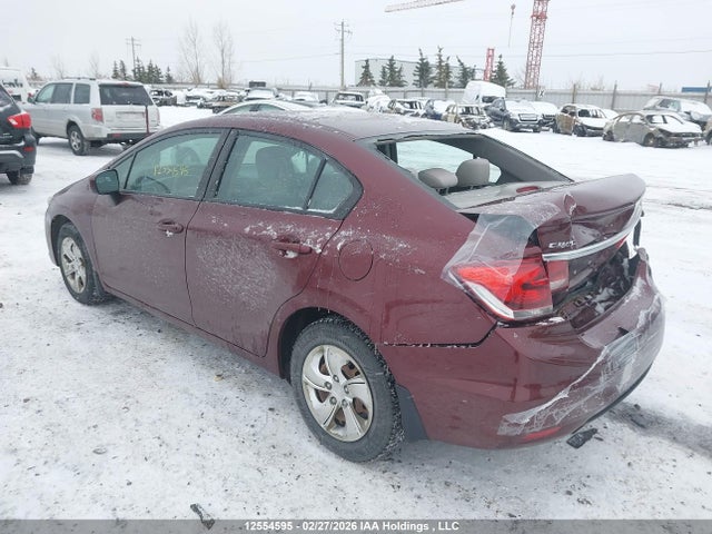 Aukcja sprzedaży 2014 Honda Civic Lx, vin: 2HGFB2F46EH020400, numer aukcji: 12554595