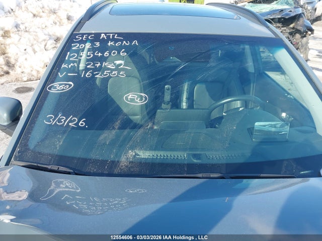 Продажа на аукционе авто 2023 Hyundai Kona Electric Ultimate, vin: KM8K33AG3PU162555, номер лота: 12554606