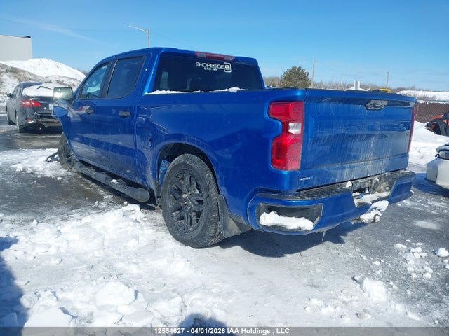 2022 Chevrolet Silverado K1500 Custom მანქანა იყიდება აუქციონზე, vin: 3GCPDBEK5NG545137, აუქციონის ნომერი: 12554627
