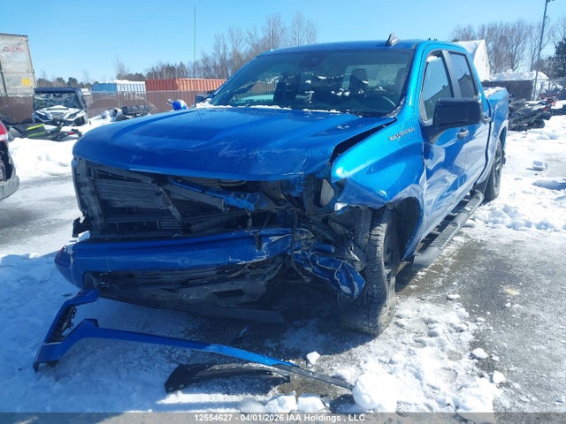 2022 Chevrolet Silverado K1500 Custom მანქანა იყიდება აუქციონზე, vin: 3GCPDBEK5NG545137, აუქციონის ნომერი: 12554627