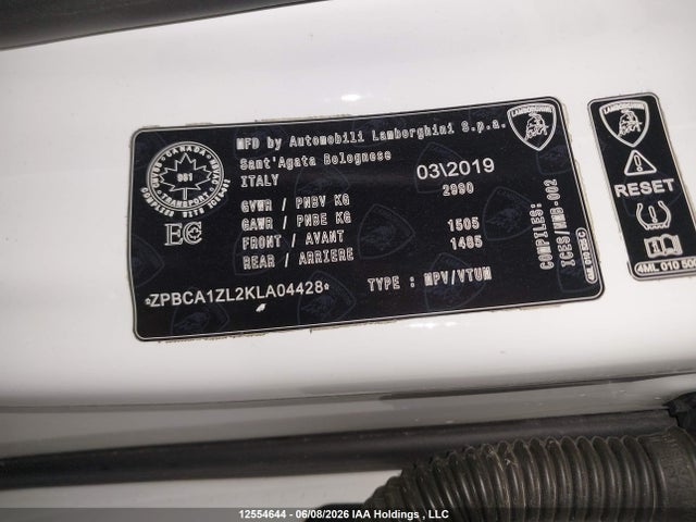 Lamborghini Urus 2019 ZPBCA1ZL2KLA04428 Image 9