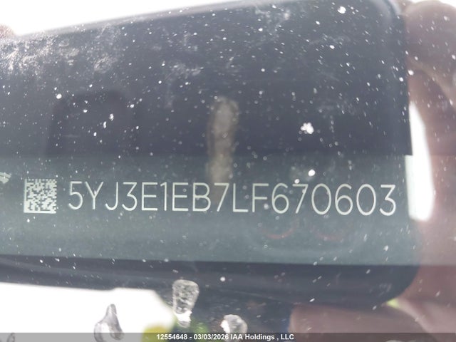 Aukcja sprzedaży 2020 Tesla Model 3 Long Range, vin: 5YJ3E1EB7LF670603, numer aukcji: 12554648