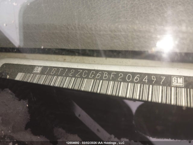 12554692 :رقم المزاد ، 1GT12ZCG6BF206497 vin ، 2011 Gmc Sierra K2500 Heavy Duty مزاد بيع