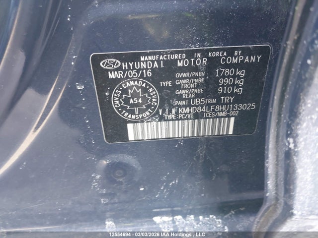 KMHD84LF8HU133025 Hyundai Elantra Se/value/limited