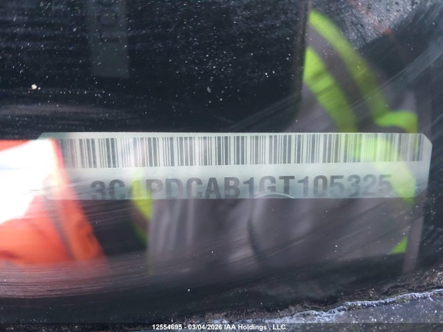 12554695 :رقم المزاد ، 3C4PDCAB1GT105325 vin ، 2016 Dodge Journey Cvp/se Plus مزاد بيع