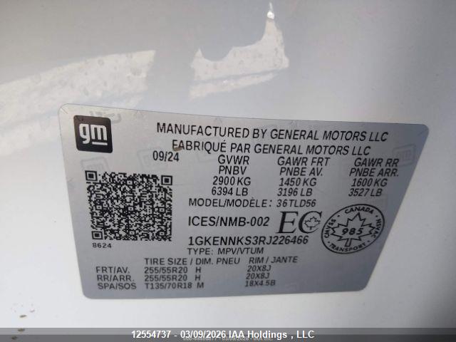 1GKENNKS3RJ226466 GMC Acadia