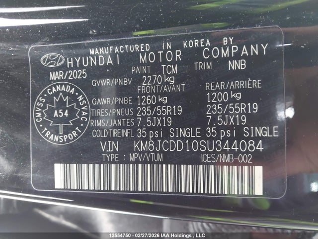 KM8JCDD10SU344084 Hyundai Tucson N-line Hybrid Awd