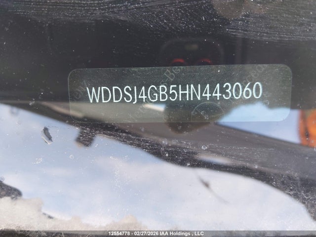 12554778 :رقم المزاد ، WDDSJ4GB5HN443060 vin ، 2017 Mercedes-benz Cla 250 4matic مزاد بيع