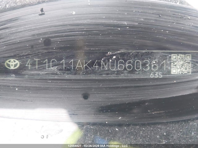 4T1C11AK4NU660361 Toyota CAMRY LE