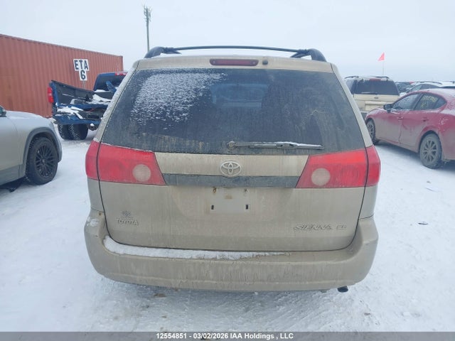 2007 Toyota Sienna Ce 7 Passenger/ce 8 Passenger მანქანა იყიდება აუქციონზე, vin: 5TDZK29CX7S080831, აუქციონის ნომერი: 12554851