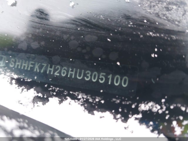 SHHFK7H26HU305100 Honda Civic Lx