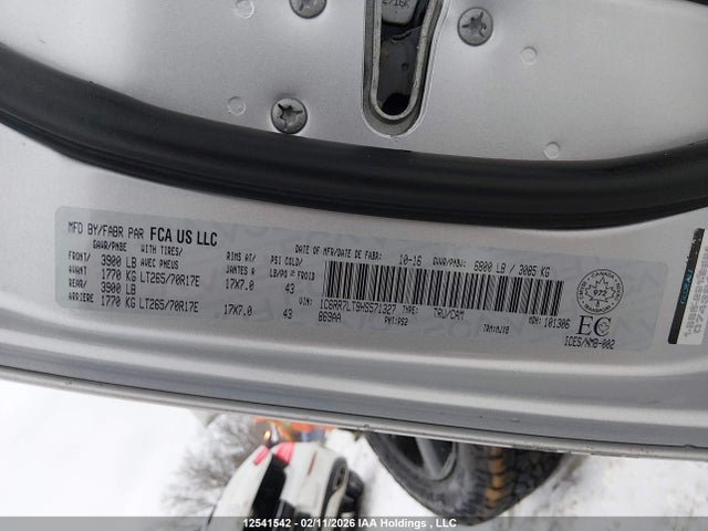 1C6RR7LT9HS571327 RAM 1500 Slt