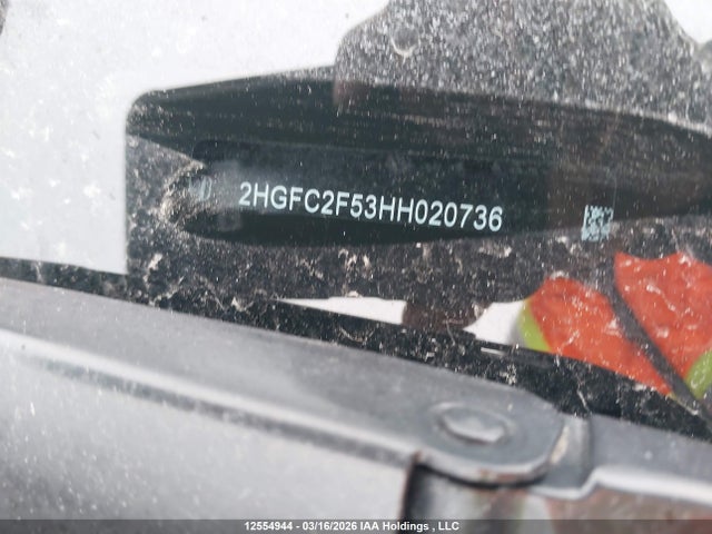 Aukcja sprzedaży 2017 Honda Civic Lx, vin: 2HGFC2F53HH020736, numer aukcji: 12554944