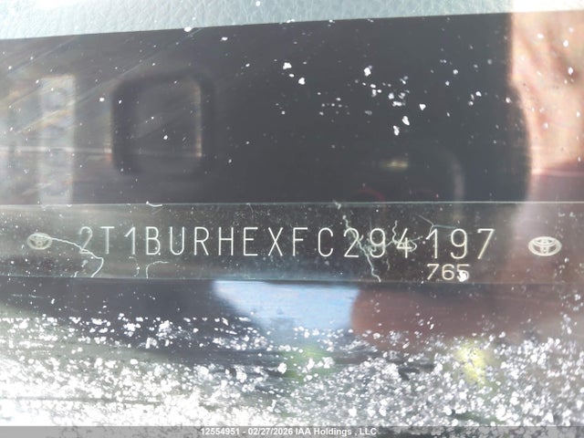 Aukcja sprzedaży 2015 Toyota Corolla, vin: 2T1BURHEXFC294197, numer aukcji: 12554951