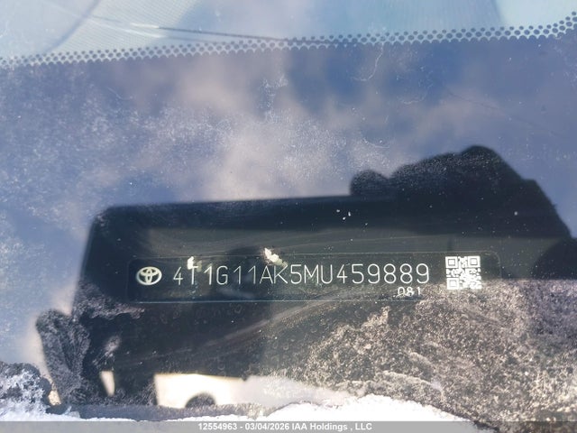 4T1G11AK5MU459889 Toyota CAMRY SE
