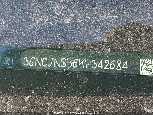 3GNCJNSB6KL342684 Chevrolet TRAX LS