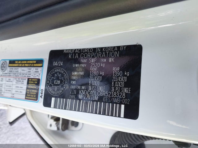 KNDC4DLC6R5218328 KIA Ev6 Gt Line